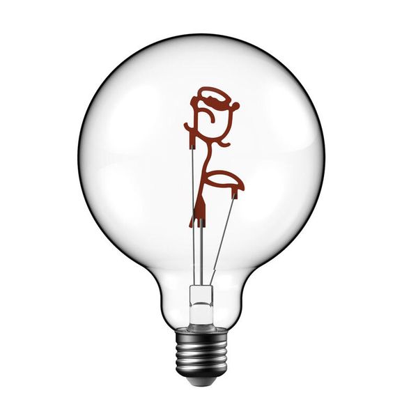Lexman Rose LED Filament G125 2.5W 40 Lumens Warm White 2.5w