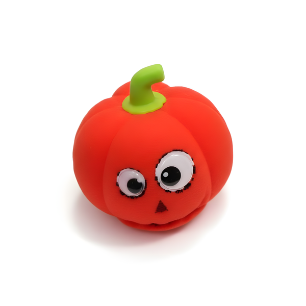 Funny Pumpkin Interactive Dog Toy - Fun Squeaky Fetch Chew Play