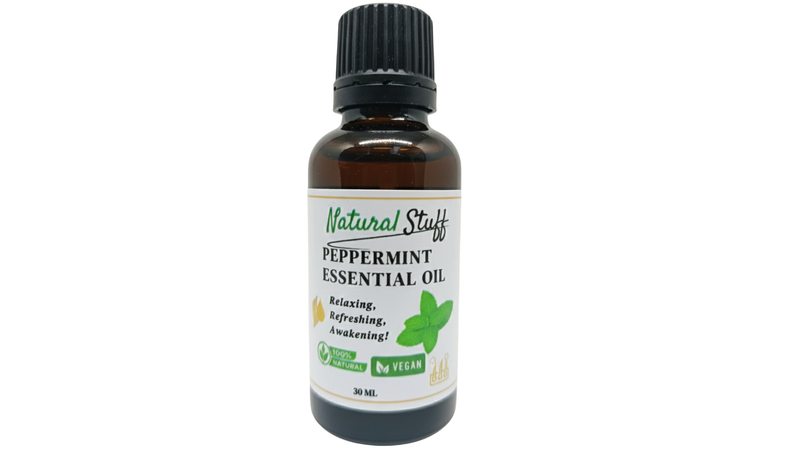 Natural Stuff 100% Pure Peppermint Essential Oil - Feel the Freshness