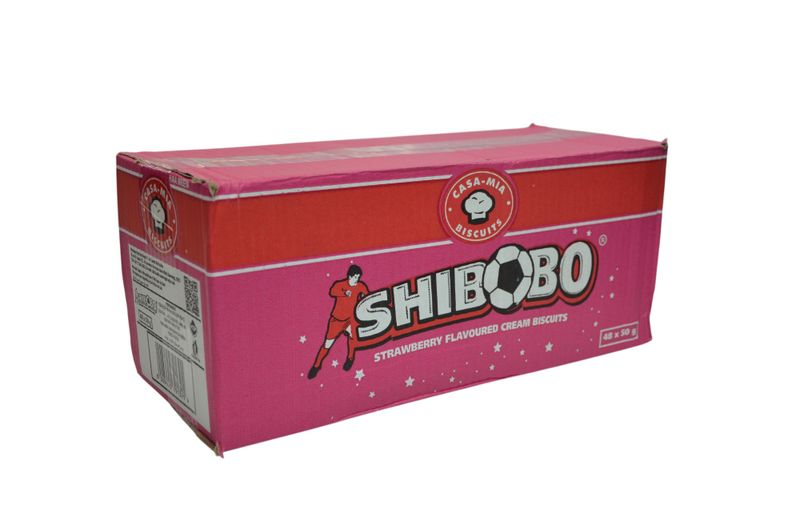 Casa Mia Shibobo Strawberry Flavoured Cream Biscuits (48 x 50g)