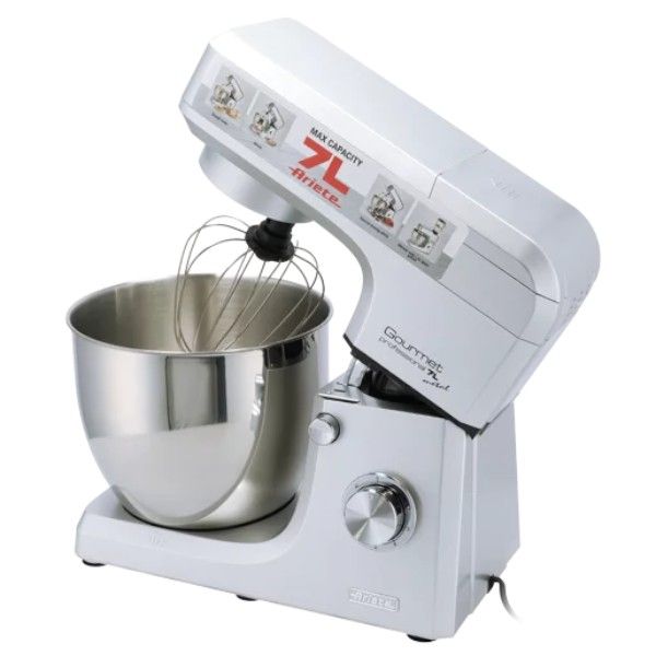 Ariete 7L Stainless Steel Stand Mixer Bowl 2100W - Heavy Duty Performance