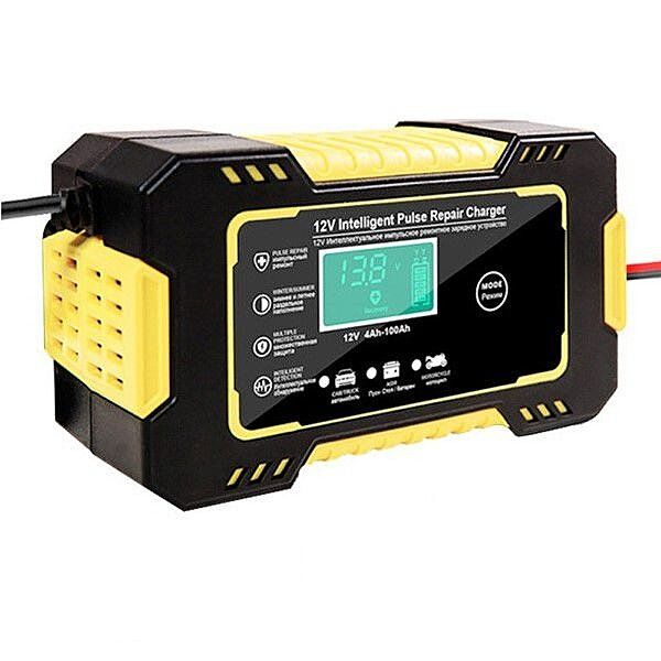 Battery Charger 12V 6A Intelligent Repair Charger 2Ah - 100Ah