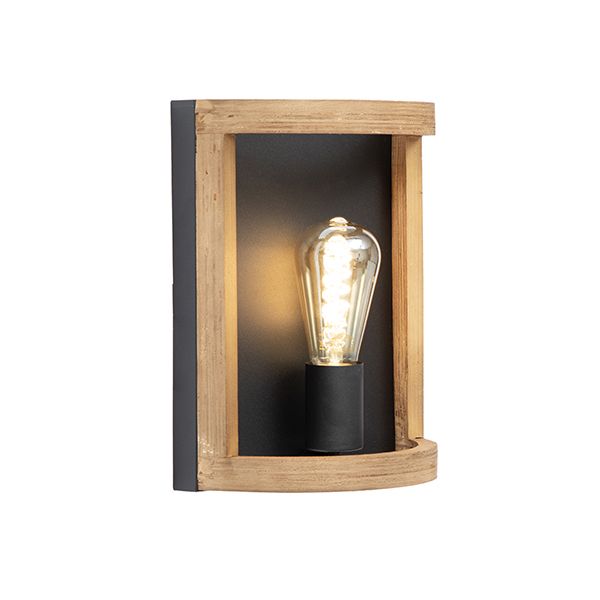 The Lighting Warehouse - Wall Light Riviera 1 Light Wood