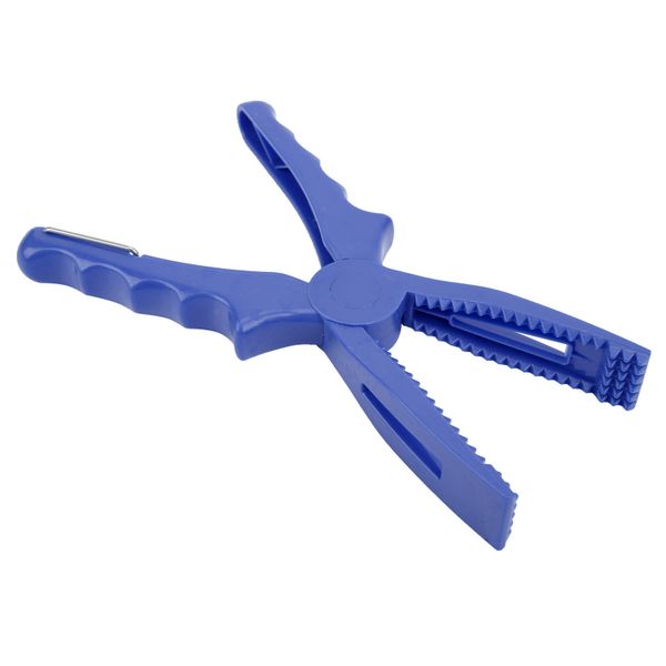 Fishing Pliers ABS Clamp Grip Tackle Tool Blue
