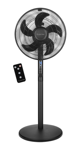 Elektra 2-in-1 Desk &amp; Stand Fan: Remote - Adjustable, Oscillating, 4 Speeds