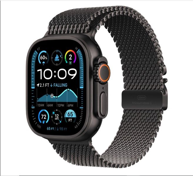 AB-LG83 Bluetooth Smart Watch With 3 Straps, Silicone And Milanese
