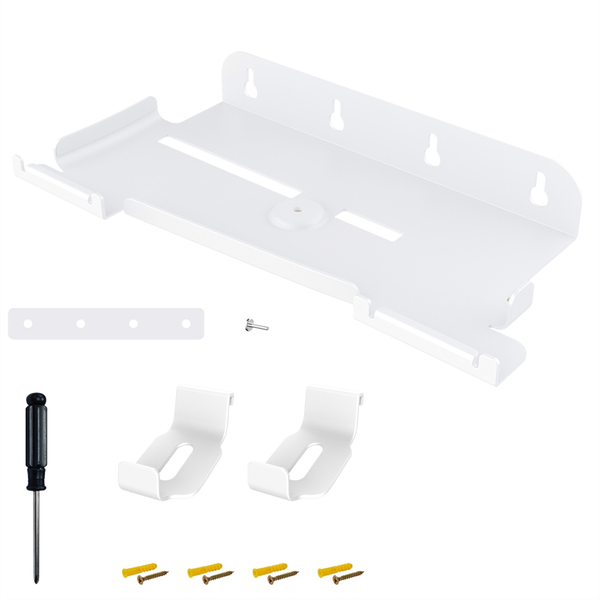 Wall Mount Stand for PS5 Slim Console and Controllers white