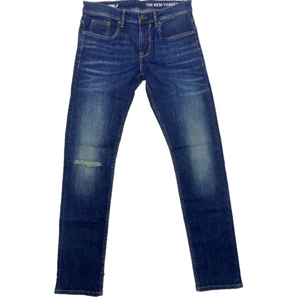 Fubu - Dakota Mens Washed Blue Denim - Straight Leg Jeans