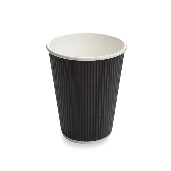 Ripple Paper Coffee Cup - Coffee - Eco Friendly - 500ml - Brown