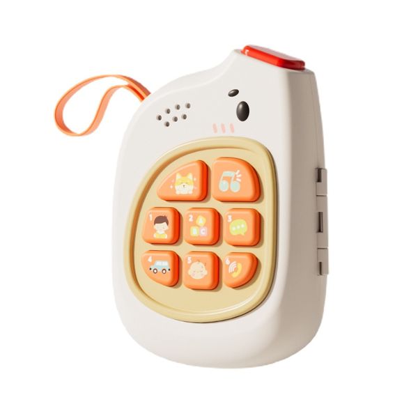 Baby Elephant Music Phone Montessori Busy Board Toy for Toddlers