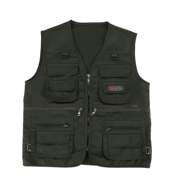 Men's Fishing Vest with Multi-Pocket Zip for Photography / Hunting / Travel