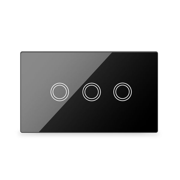 Lifesmart Smart Light Switch 3 lines - Socket 118/120 - Black