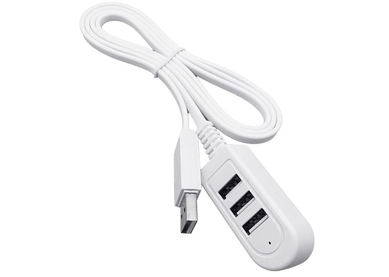 3-Port USB Hub Splitter Extender USB Adapter High-Speed Splitter Notebook