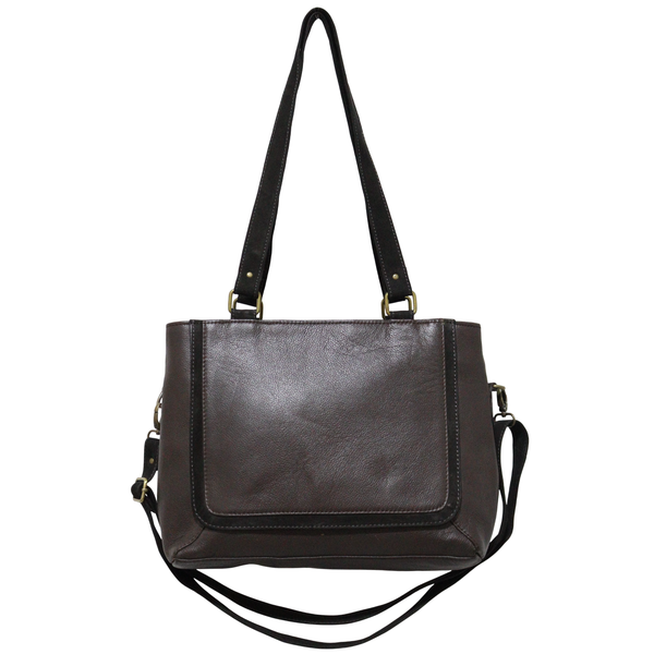 Women's Genuine Leather Handbag with Removable Strap MJHB000002
