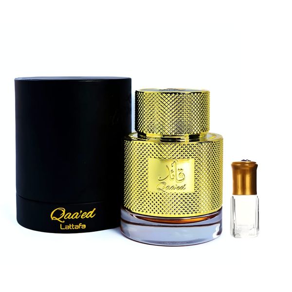 Qaa'ed by Lattafa Eau de Parfum - 100ml + Perfume Oil