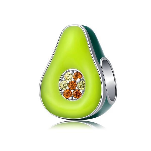 Charms Forever 925 Sterling Silver Avocado Charm by ASR