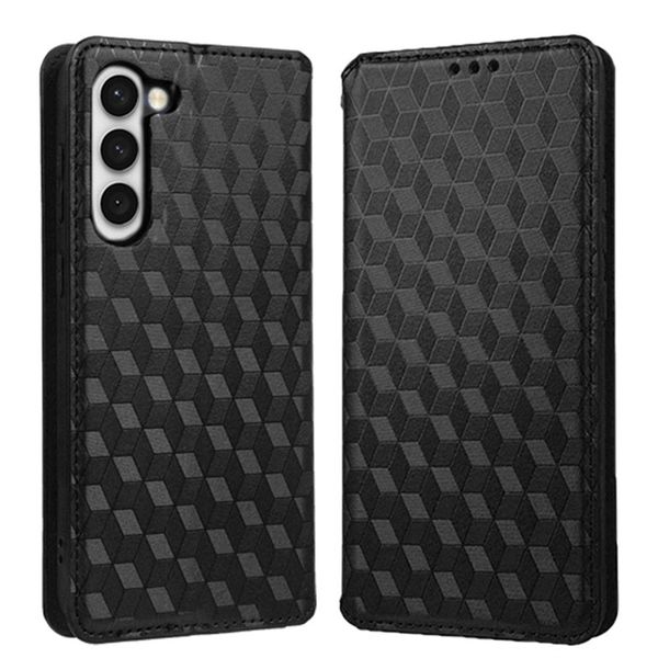 Flip Cover Compatible with Samsung S24+ Shockproof Leather Cover