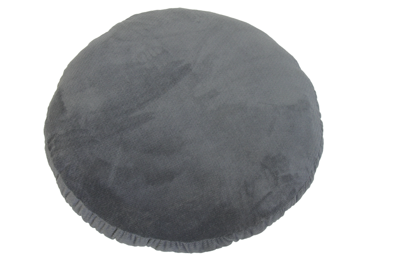 Rockies Plush Pet Bed Grey - Large