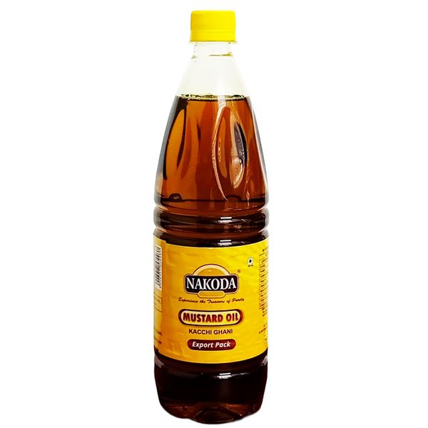 Nakoda Kacchi Ghani (Cold-Pressed) Mustard Oil - 1 Litre