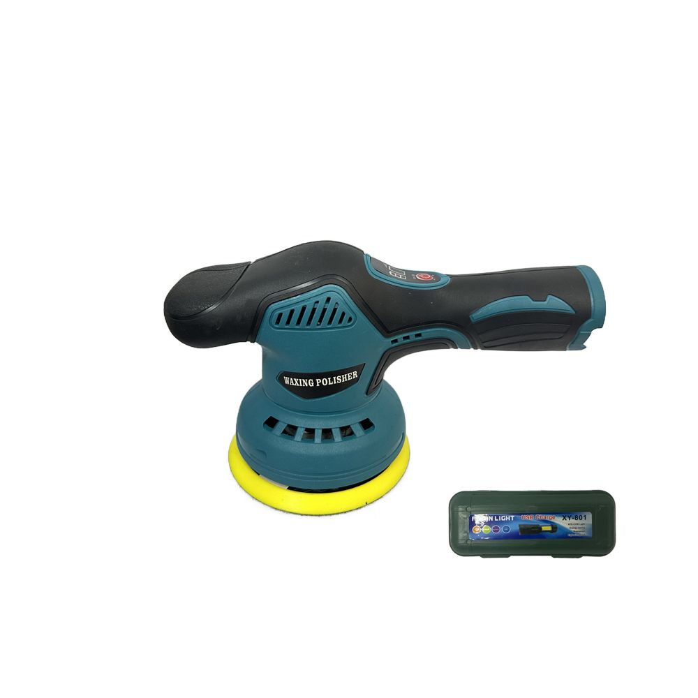 12V Cordless Portable Car Polishing Machine 125mm Car Polisher Waxing Shop Today. Get it