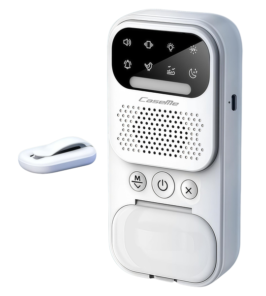 CaseMe Wireless Bedwetting Alarm for Baby, Sound/Vibration,UV disinfection