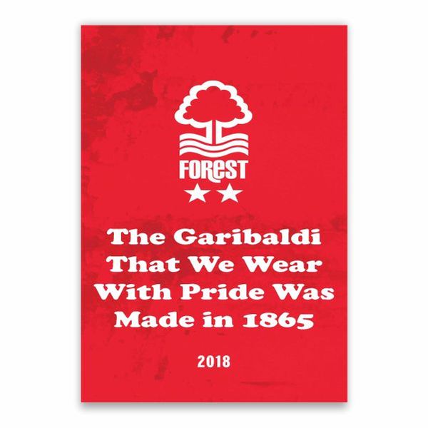 Nottingham Forest Logo And Quote Poster - A1