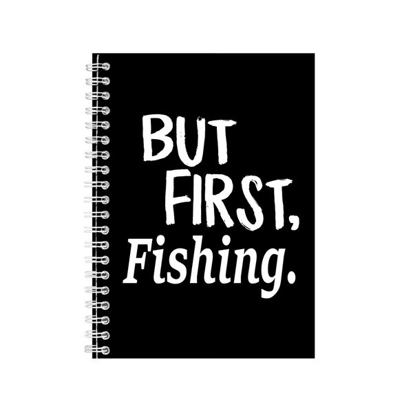 Fishing Wire Bound Notebook Fisherman Gift Idea Writing Books A4 Notepad