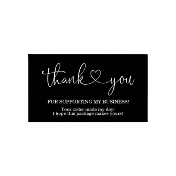 Thank You For Supporting My Business Cards - 30PCs