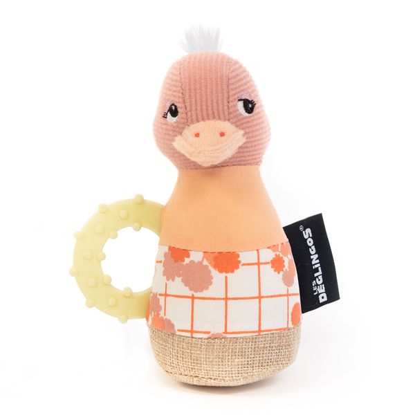 Les Deglingos Maracas Rattle Ostrich