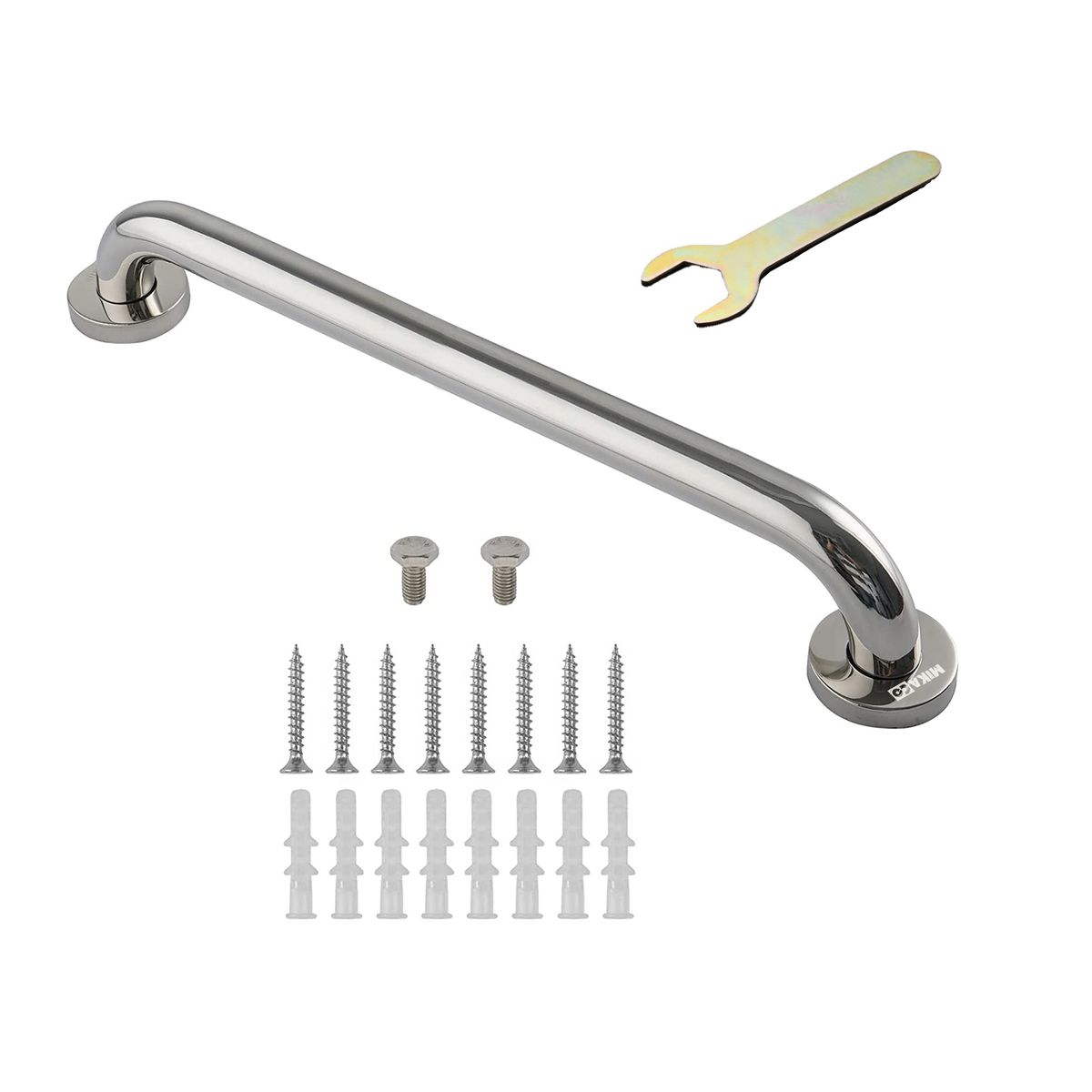 Stainless Steel Bathroom Grab Bar Handrail-50cm-silver