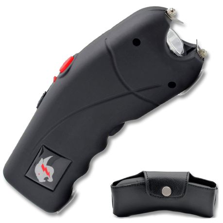 2.5 Mil Volt Stun Gun USB Charge Stun Gun - Black Cheetah
