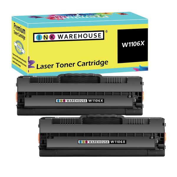 INK WAREHOUSE Compatible HP 106X / W1106X / 106X TONER CARTRIDGE X 2
