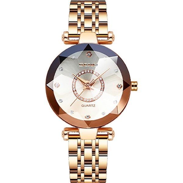 Ocean Heart Women's Quartz Watch - Diamond-Accent, Stainless Steel Strap