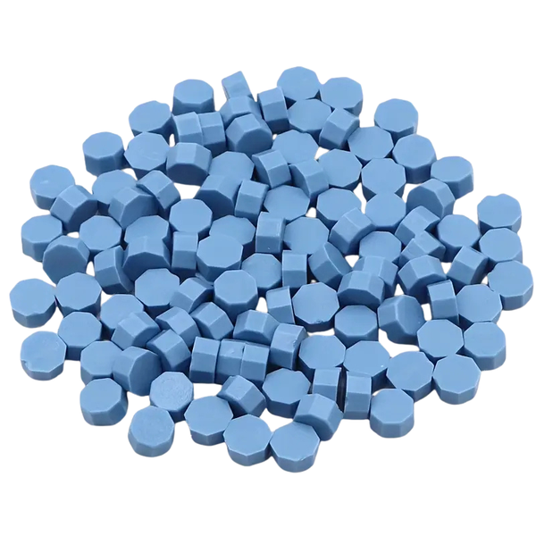 Wax sealing beads - Haze Blue - 100 pieces