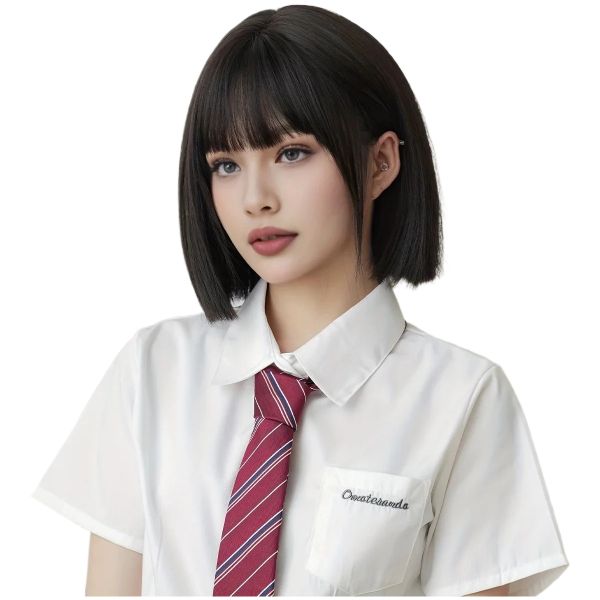 Synthetic Wig Female Short Hair Refreshing Personality High