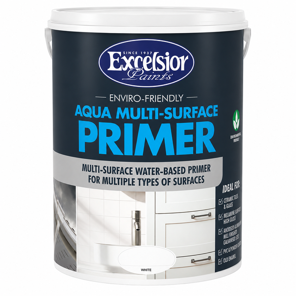 Excelsior Aqua Multi-Surface White Primer - 1lt