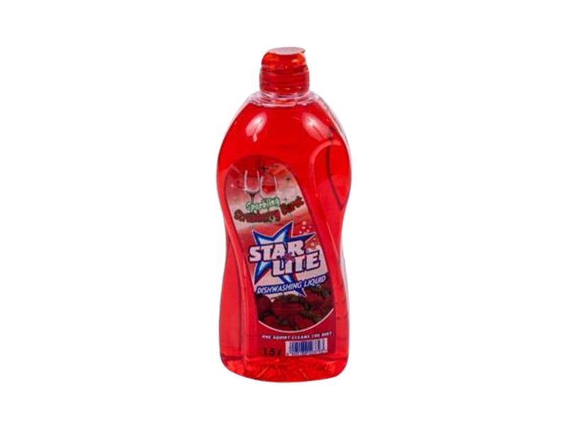 Star Lite Dishwashing Liquid 1.5 Lt Stawberry
