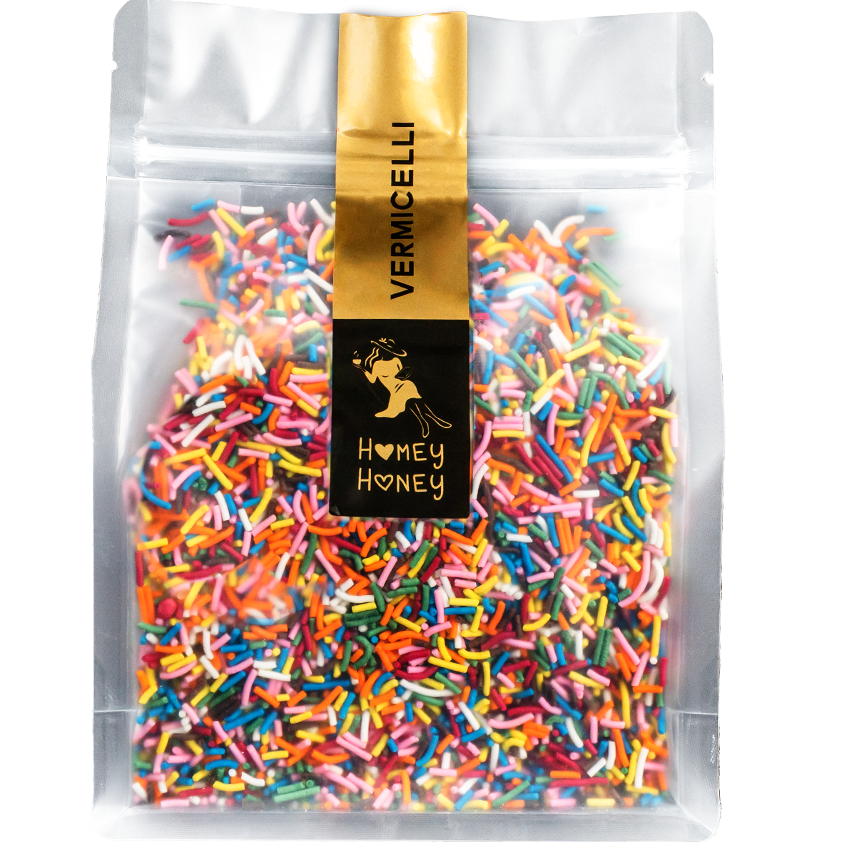 Vermicelli Sprinkles 400g Rainbow Party Toppings, Baking & Cake