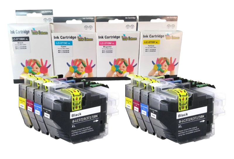 Vivid Colours Compatible with Brother LC3719XL / 3719 Ink Cartridge x2 Sets