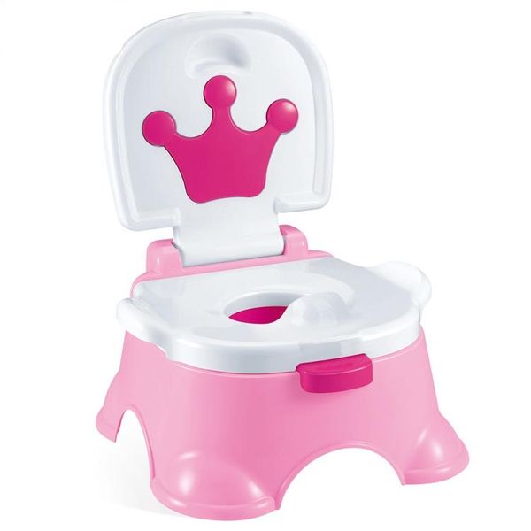 Baby Potty Trainer Crown Design - Pink