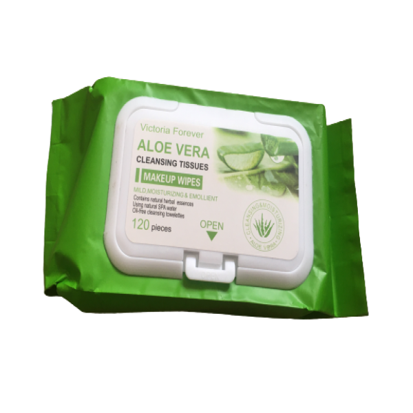 Aloe Vera Make Up Remover Cleansing Wipes x 120 pieces