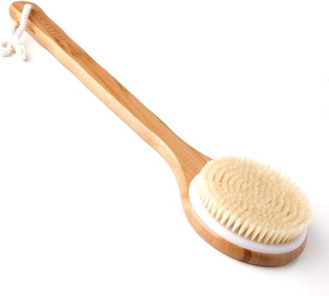 40CM Body Brush Dry Brushing Back Scrubber, Shower Bath Brush