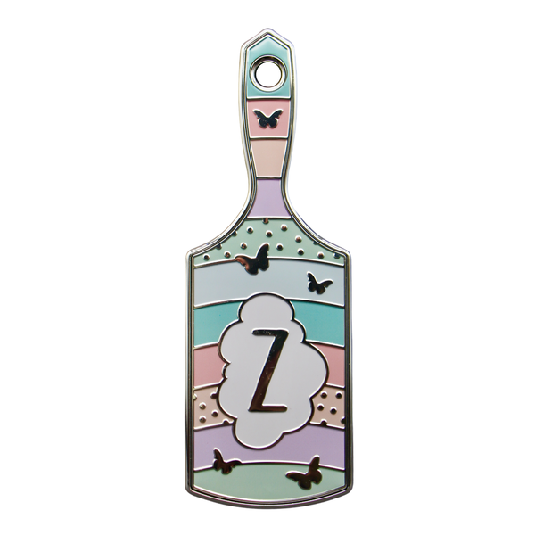 Girl's Personalised Hairbrush - Z