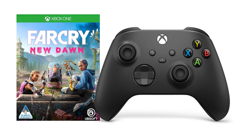 Xbox Series Wireless Controller Carbon Black + Far Cry New Dawn