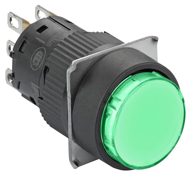 Schneider Electric (XB6EAW3B1P) Industrial Pushbutton Switch, 16 mm