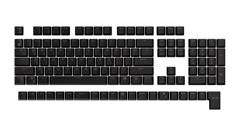 Endorfy PBT Keycaps - Black