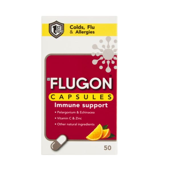Flugon - Cold and Flu Defence Supplement - 50 Capsules