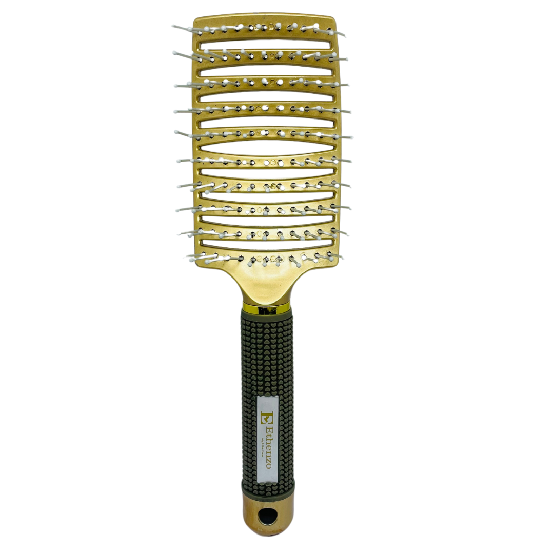 Ethenzo - Curved Vented Detangling Brush
