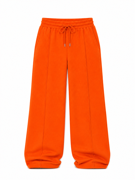 Secret Shield Orange Voltage Wide-Leg Lounge Pants