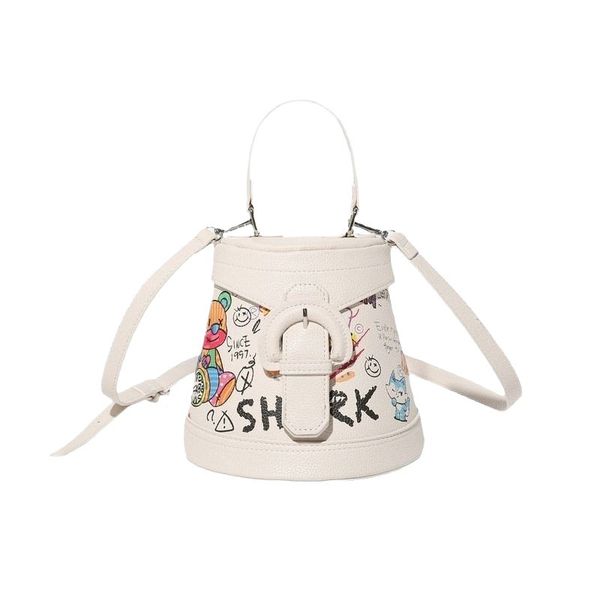 Fashionable Western-Style Bucket Bag Shoulder Bag